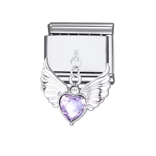 Angel Heart Pendant Charm