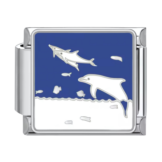 Dolphins by the Sea Charm