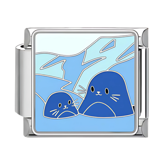 Playful Seals Charm