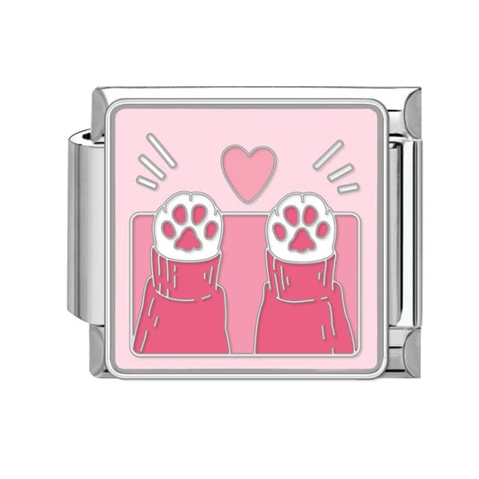 Pink Paw Charm