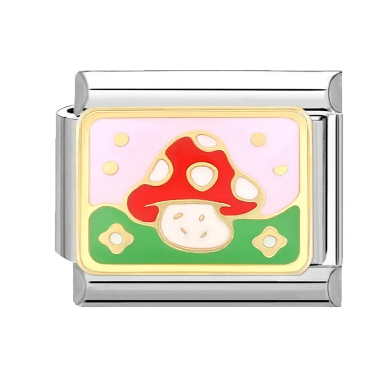 Mini Mushroom Charm